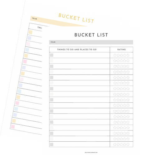 Bucket List Tracker